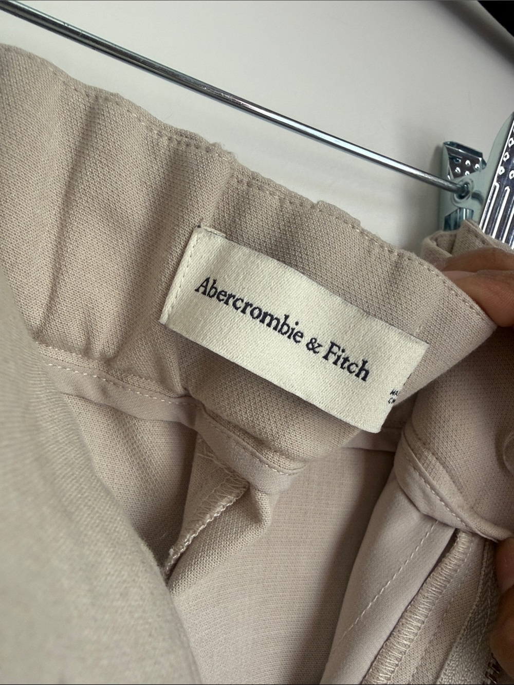 Abercrombie & Fitch A&F Sloane Wide Leg Tailored Pant - Picture 3 of 4